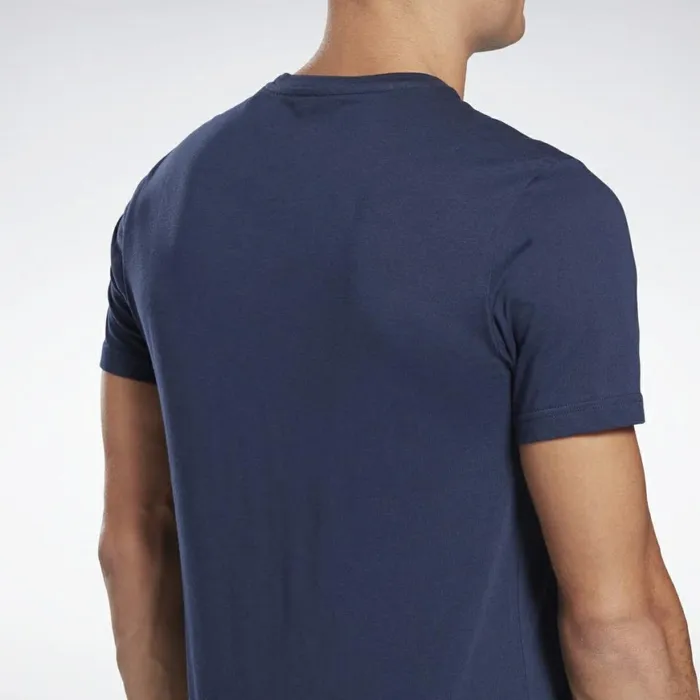 TShirts and Graphic Tees Mens Reebok Graphic Series Linear Logo Tee Vector Navy White