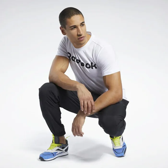 TShirts and Graphic Tees Mens Reebok Graphic Series Linear Logo Tee White