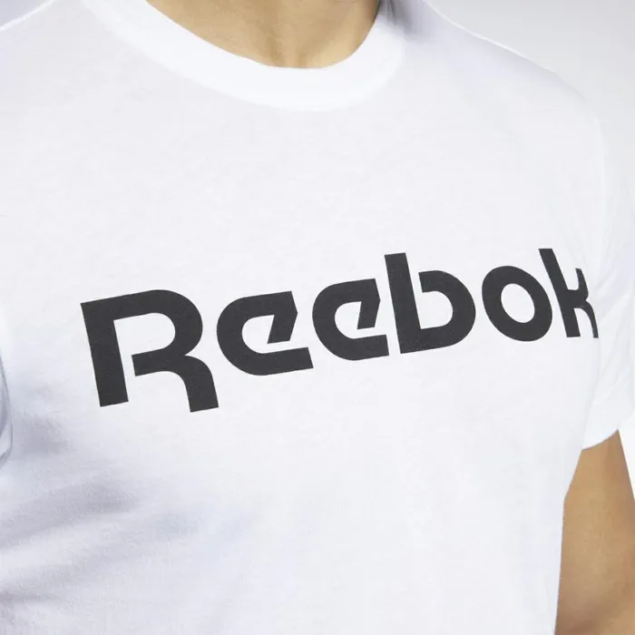 TShirts and Graphic Tees Mens Reebok Graphic Series Linear Logo Tee White