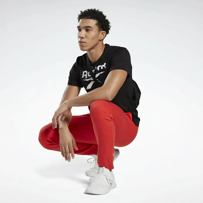 TShirts and Graphic Tees Mens Reebok Graphic Series Stacked Tee Black