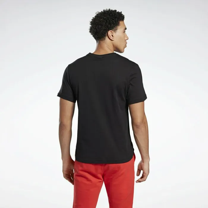 TShirts and Graphic Tees Mens Reebok Graphic Series Stacked Tee Black