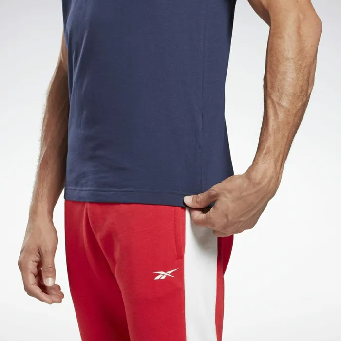 TShirts and Graphic Tees Mens Reebok Graphic Series Stacked Tee Vector Navy