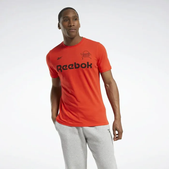 TShirts and Graphic Tees Mens Reebok Graphic Tee Instinct Red