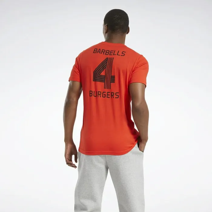 TShirts and Graphic Tees Mens Reebok Graphic Tee Instinct Red