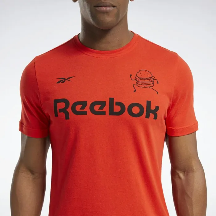 TShirts and Graphic Tees Mens Reebok Graphic Tee Instinct Red