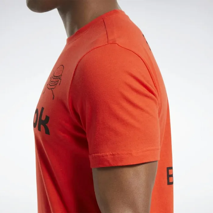 TShirts and Graphic Tees Mens Reebok Graphic Tee Instinct Red