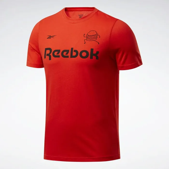TShirts and Graphic Tees Mens Reebok Graphic Tee Instinct Red