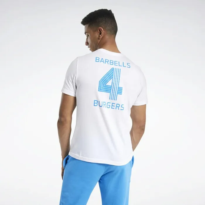 TShirts and Graphic Tees Mens Reebok Graphic Tee White