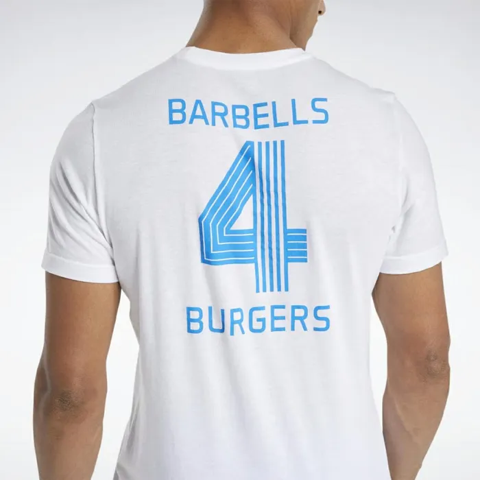 TShirts and Graphic Tees Mens Reebok Graphic Tee White