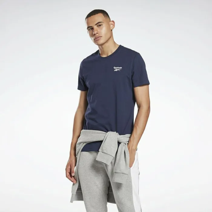 TShirts and Graphic Tees Mens Reebok Identity TShirt Vector Navy