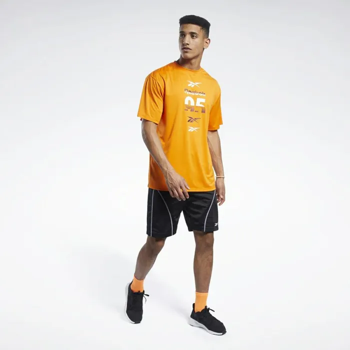 TShirts and Graphic Tees Mens Reebok MYT Tee High Vis Orange