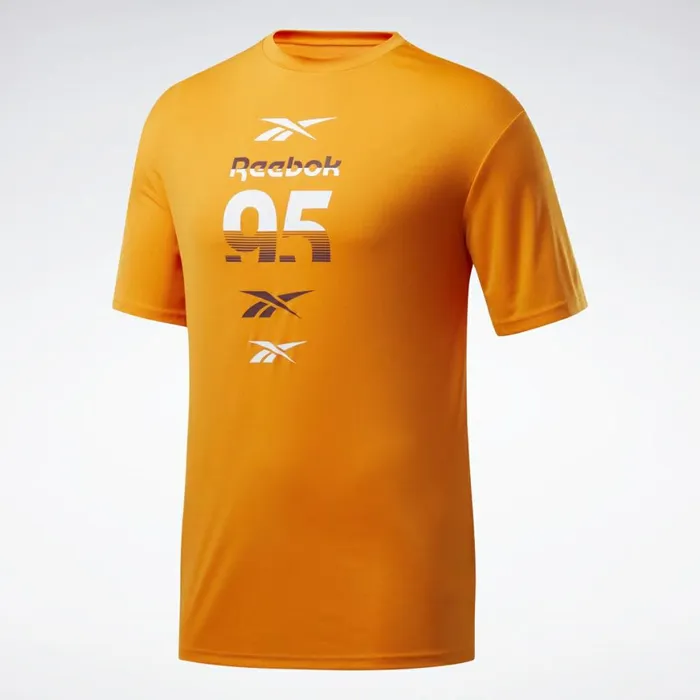 TShirts and Graphic Tees Mens Reebok MYT Tee High Vis Orange