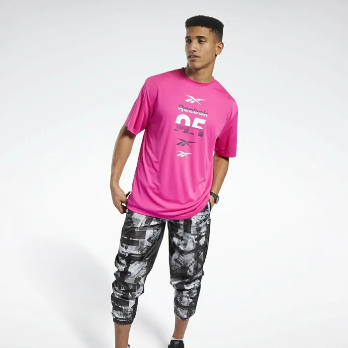 TShirts and Graphic Tees Mens Reebok MYT Tee Proud Pink