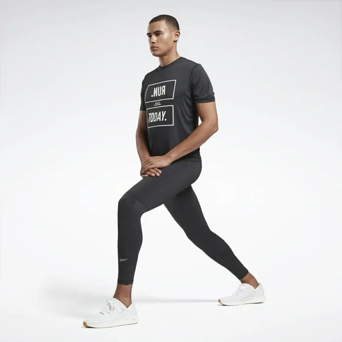 TShirts and Graphic Tees Mens Reebok One Series Running ACTIVCHILL TShirt Black