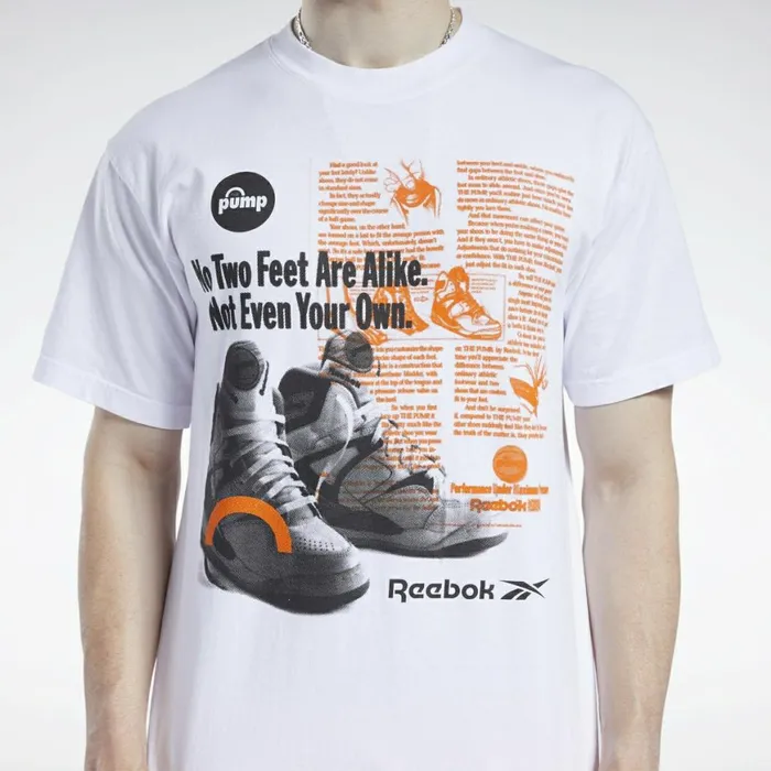 TShirts and Graphic Tees Mens Reebok Pump Editorial Tee Multi
