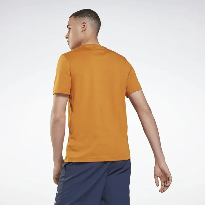 TShirts and Graphic Tees Mens Reebok Road Trip Graphic TShirt Radiant Ochre