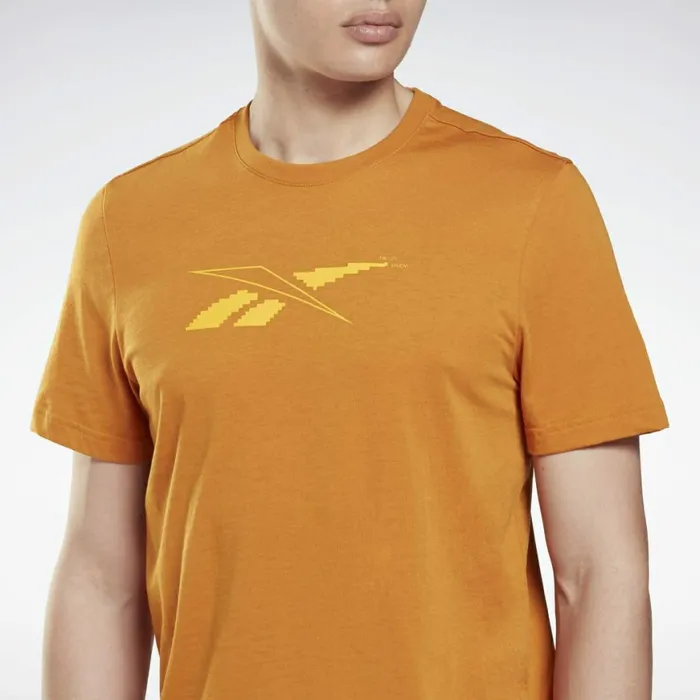 TShirts and Graphic Tees Mens Reebok Road Trip Graphic TShirt Radiant Ochre