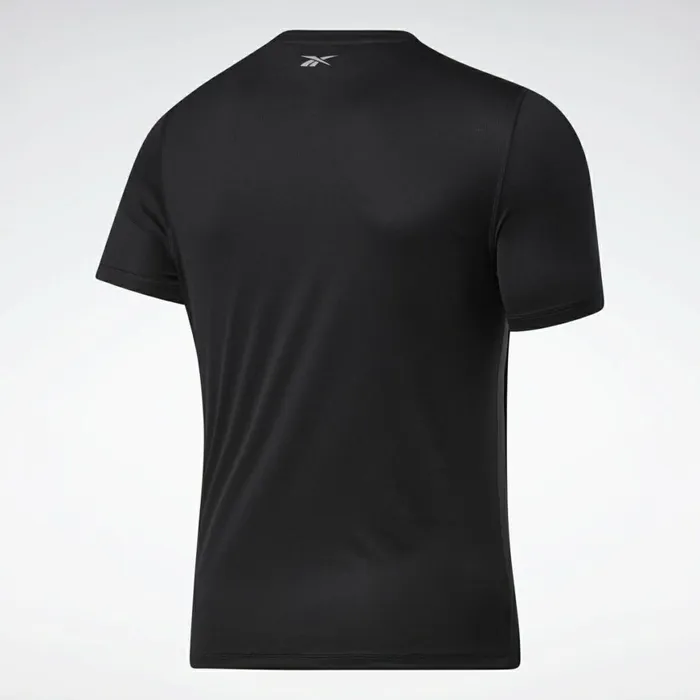 TShirts and Graphic Tees Mens Reebok Running Speedwick Graphic TShirt Black