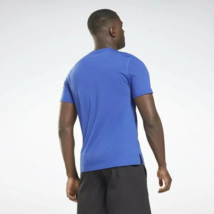 TShirts and Graphic Tees Mens Reebok Speedwick Graphic Move TShirt Bright Cobalt