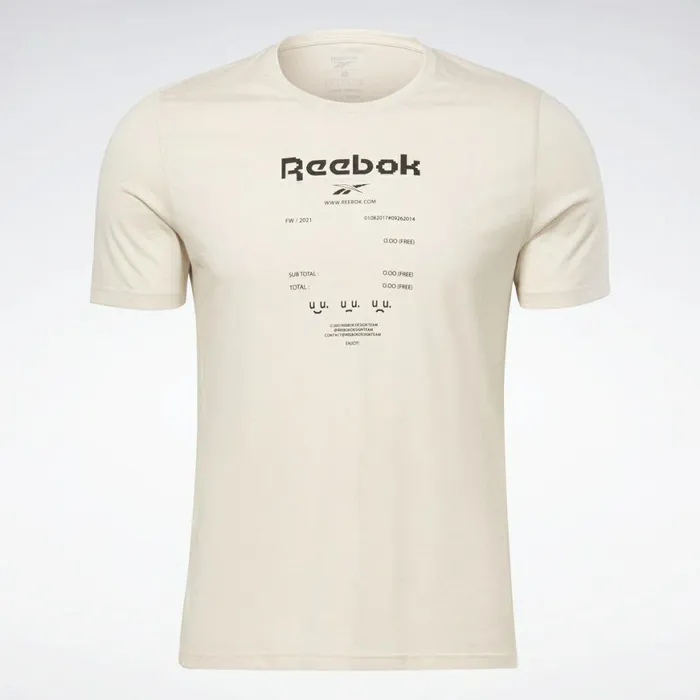TShirts and Graphic Tees Mens Reebok Speedwick Graphic Move TShirt Stucco