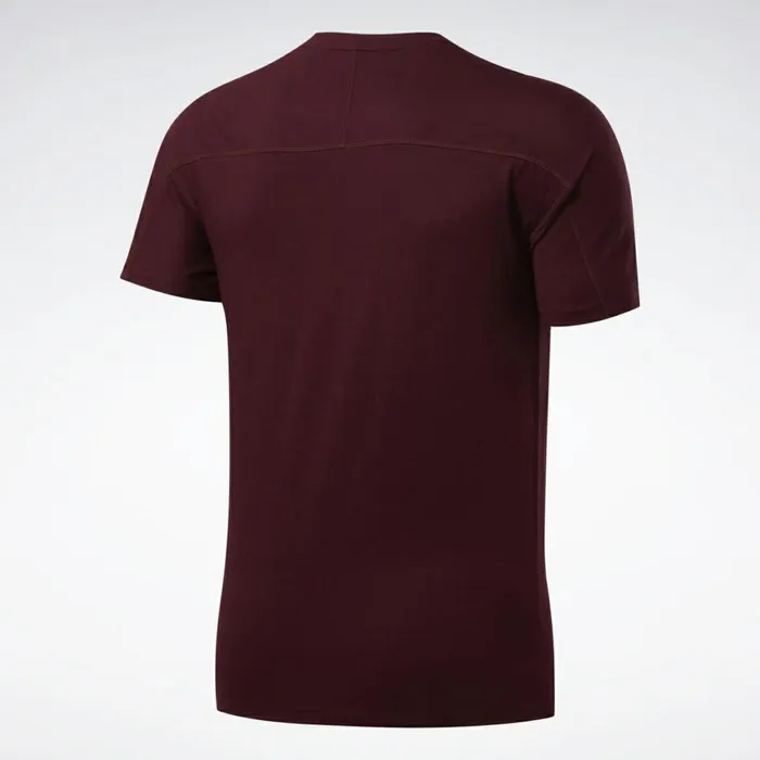 TShirts and Graphic Tees Mens Reebok Speedwick Graphic Move Tee Maroon
