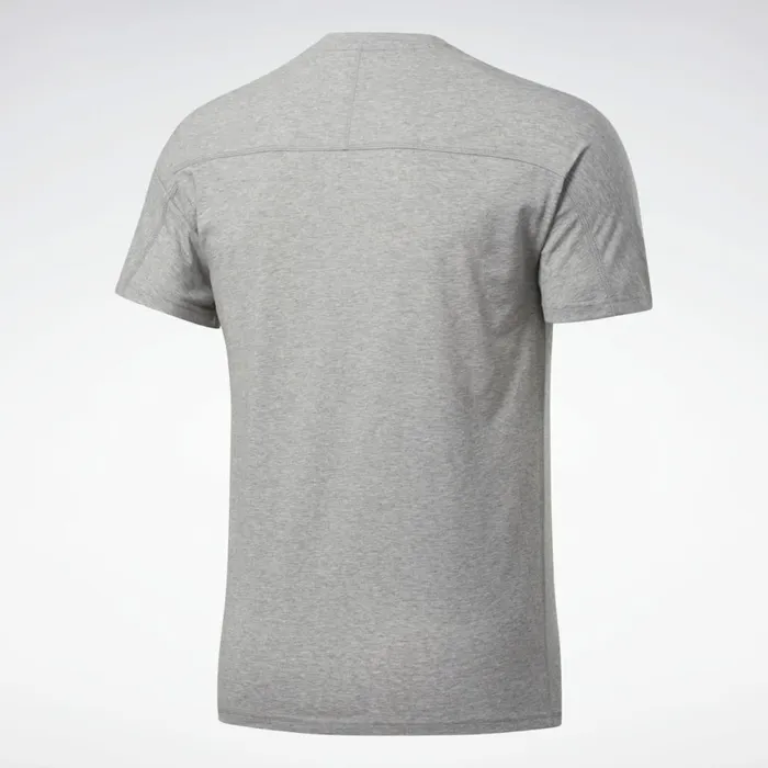 TShirts and Graphic Tees Mens Reebok Speedwick Graphic Move Tee Medium Grey Heather