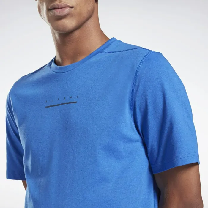 TShirts and Graphic Tees Mens Reebok Speedwick Move TShirt Court Blue