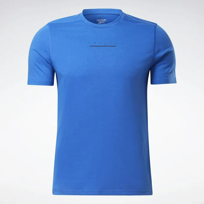 TShirts and Graphic Tees Mens Reebok Speedwick Move TShirt Court Blue