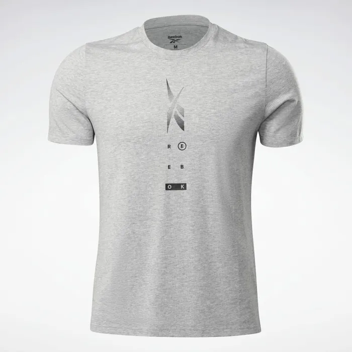 TShirts and Graphic Tees Mens Reebok Speedwick Move TShirt Medium Grey Heather