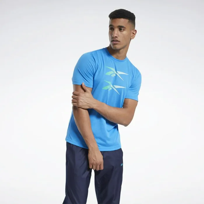 TShirts and Graphic Tees Mens Reebok Tee Horizon Blue