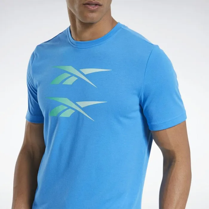 TShirts and Graphic Tees Mens Reebok Tee Horizon Blue