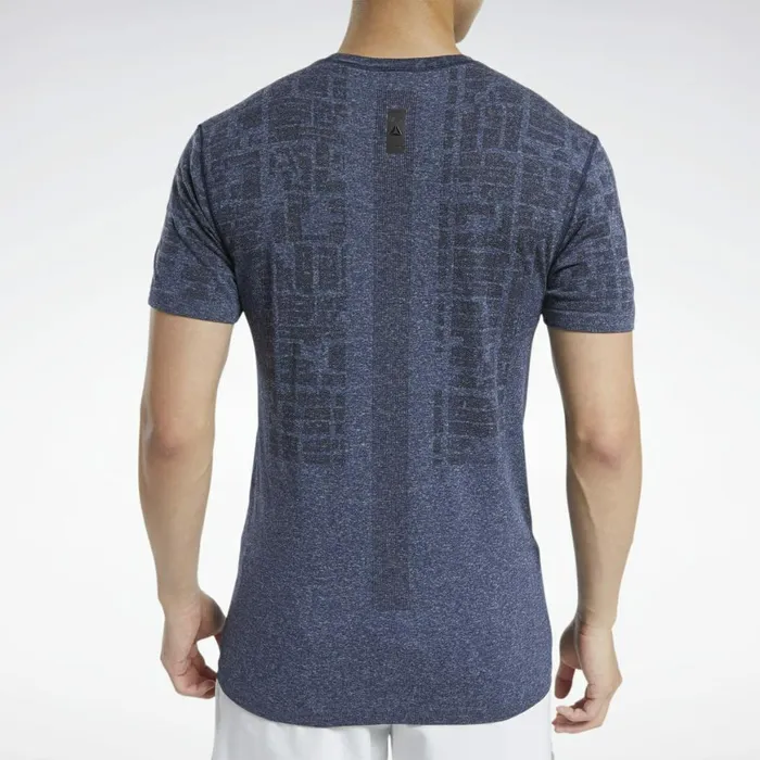 TShirts and Graphic Tees Mens Reebok United By Fitness MyoKnit Tee Blue