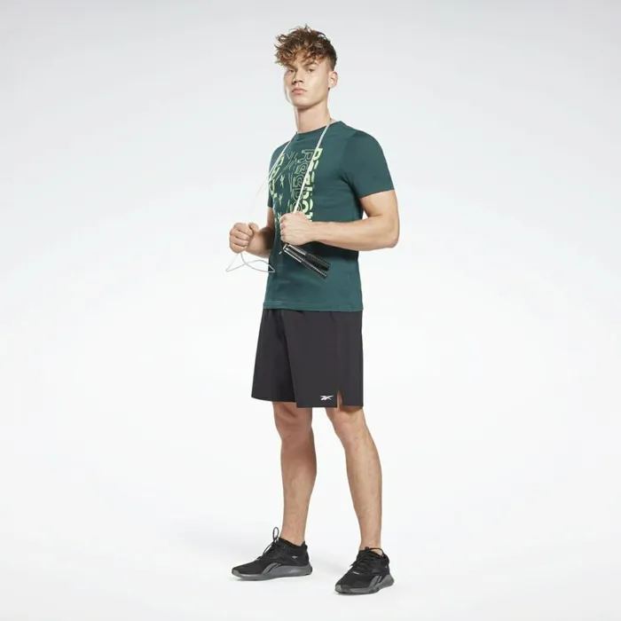TShirts and Graphic Tees Mens Reebok Vector Graphic TShirt Forest Green