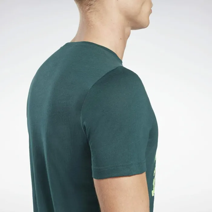 TShirts and Graphic Tees Mens Reebok Vector Graphic TShirt Forest Green