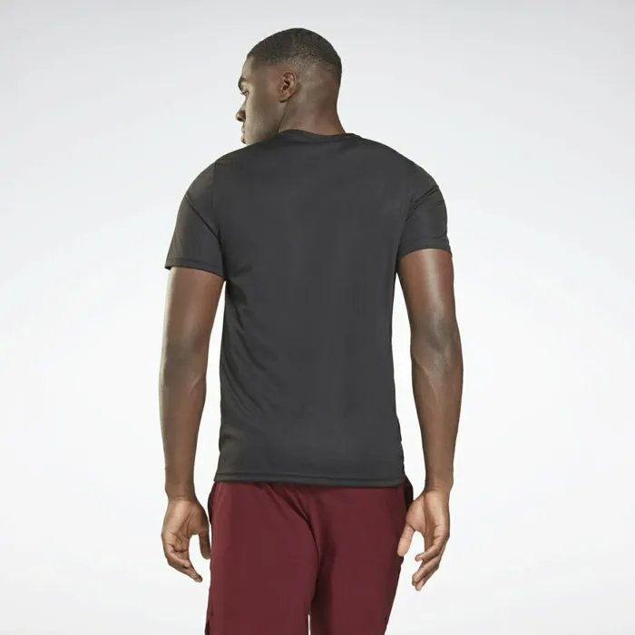 TShirts and Graphic Tees Mens Reebok Workout Ready Graphic TShirt Black White