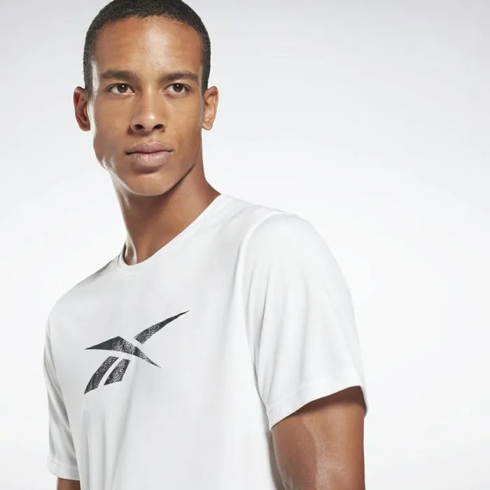 TShirts and Graphic Tees Mens Reebok Workout Ready Graphic TShirt White