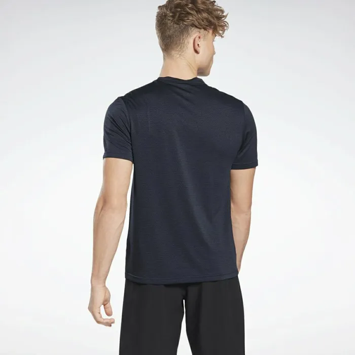TShirts and Graphic Tees Mens Reebok Workout Ready Mlange TShirt Vector Navy