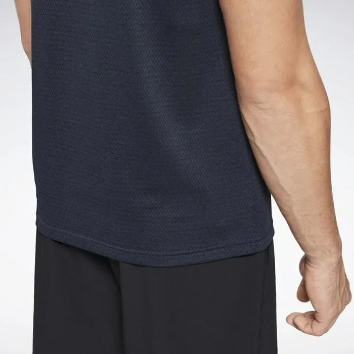 TShirts and Graphic Tees Mens Reebok Workout Ready Mlange TShirt Vector Navy