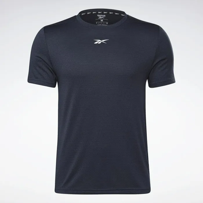 TShirts and Graphic Tees Mens Reebok Workout Ready Mlange TShirt Vector Navy