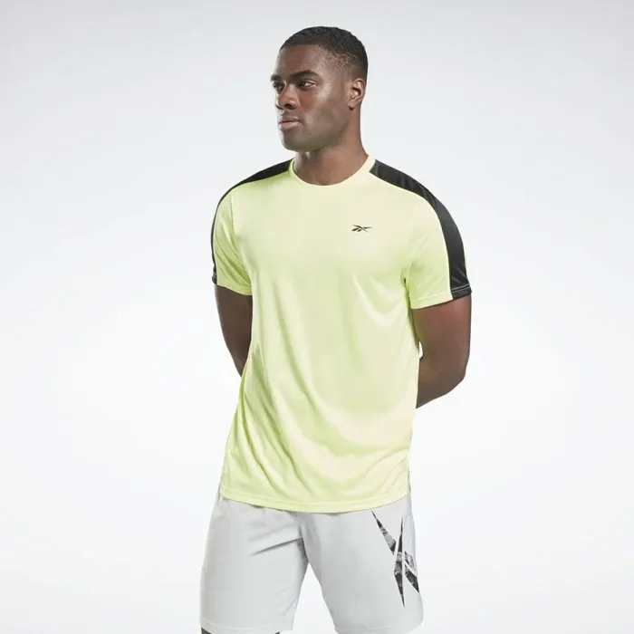 TShirts and Graphic Tees Mens Reebok Workout Ready Tech TShirt Energy Glow
