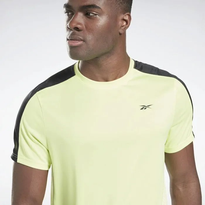 TShirts and Graphic Tees Mens Reebok Workout Ready Tech TShirt Energy Glow