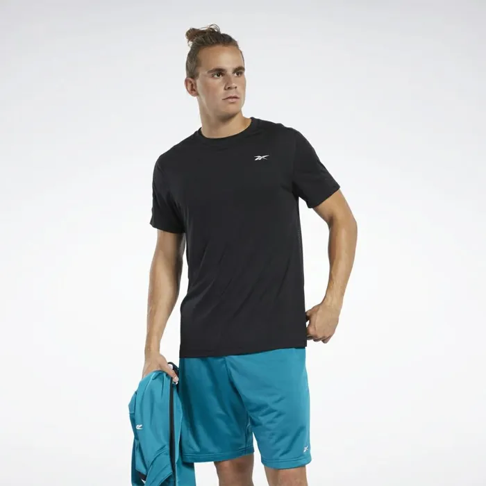 TShirts and Graphic Tees Mens Reebok Workout Ready Tech Tee Black