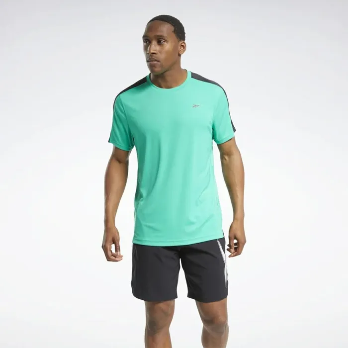 TShirts and Graphic Tees Mens Reebok Workout Ready Tech Tee Turquoise