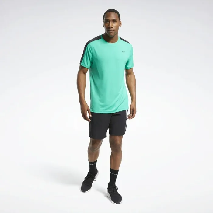 TShirts and Graphic Tees Mens Reebok Workout Ready Tech Tee Turquoise