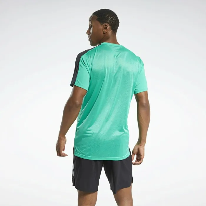 TShirts and Graphic Tees Mens Reebok Workout Ready Tech Tee Turquoise