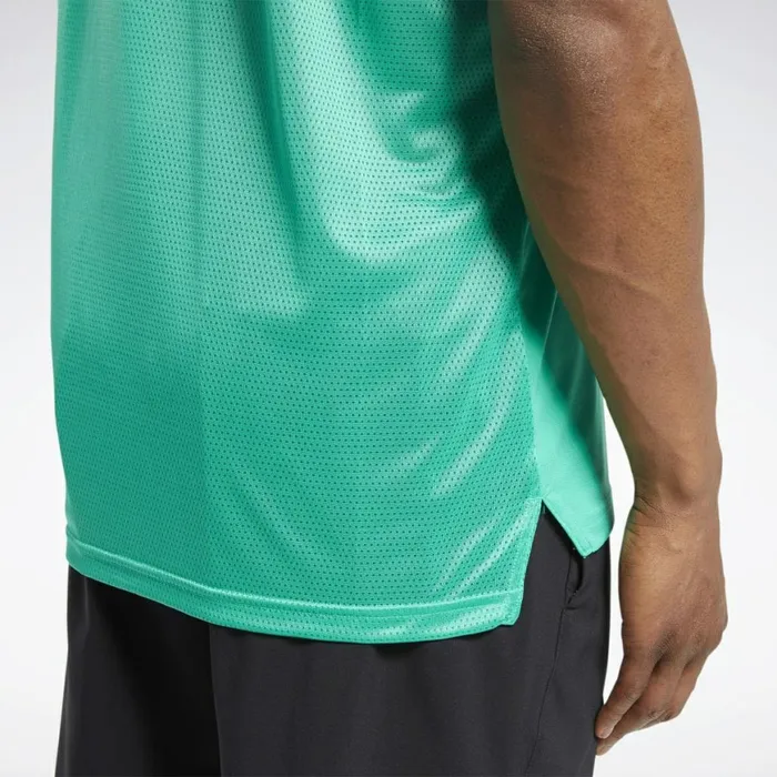 TShirts and Graphic Tees Mens Reebok Workout Ready Tech Tee Turquoise