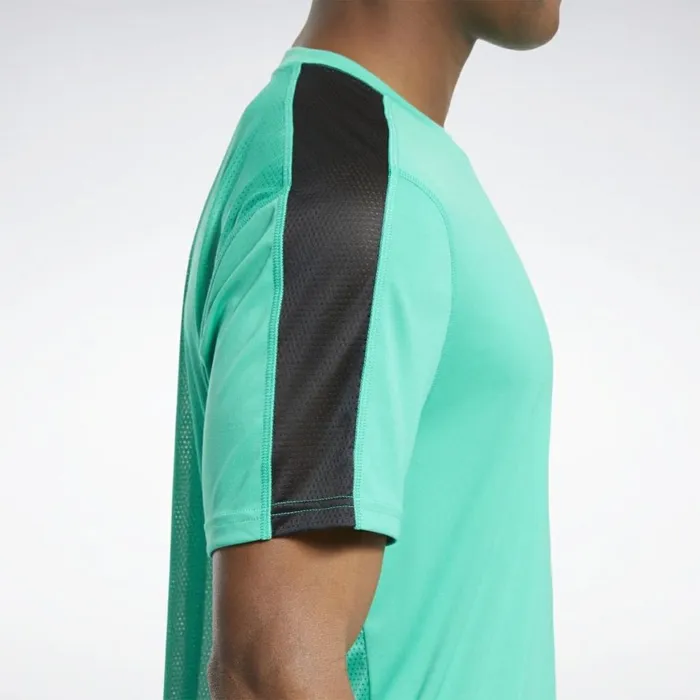 TShirts and Graphic Tees Mens Reebok Workout Ready Tech Tee Turquoise