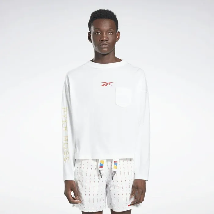 TShirts and Graphic Tees MensWomens Reebok By Pyer Moss Long Sleeve TShirt White TShirts and Graphic Tees MensWomens Reebok By Pyer Moss Long Sleeve TShirt White