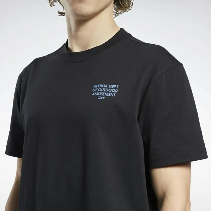 TShirts and Graphic Tees MensWomens Reebok Classics Camping Graphic TShirt Black