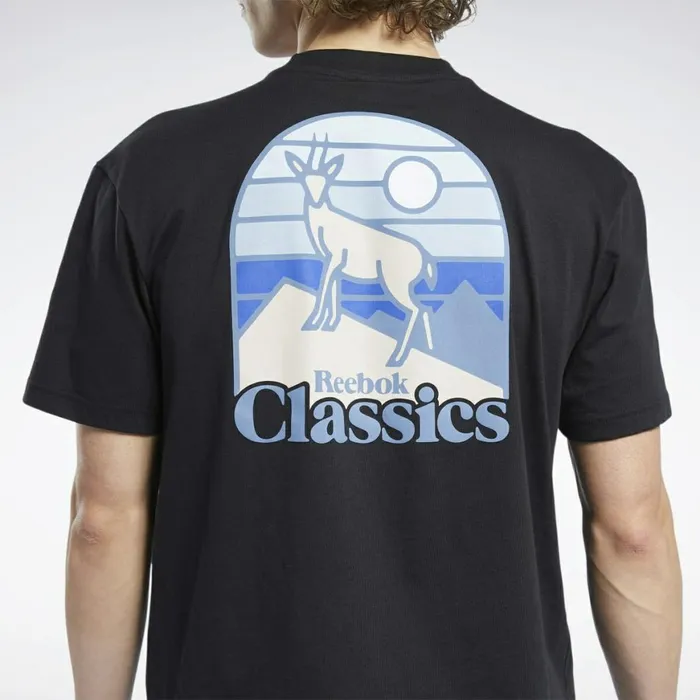 TShirts and Graphic Tees MensWomens Reebok Classics Camping Graphic TShirt Black